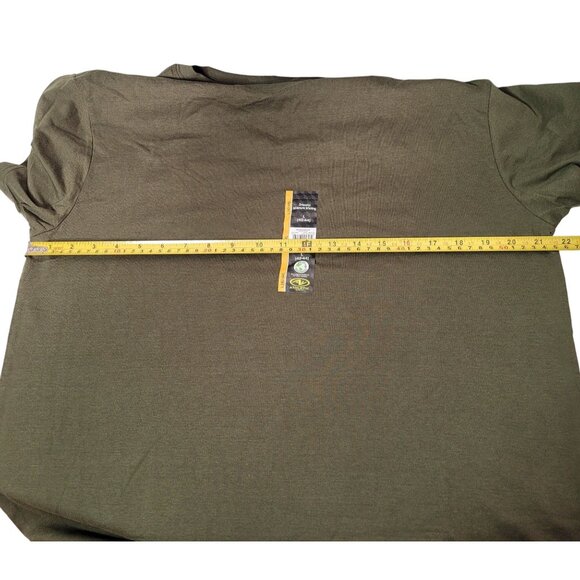 Athletic Works Men's Short Sleeve Smoky Olive Tri-Blend Tee L (42-44) - Picture 8 of 9